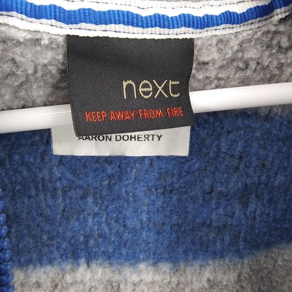 NEXT Thick Warm Zip Up Hooded Knit Cardigan - Picture 2 of 4